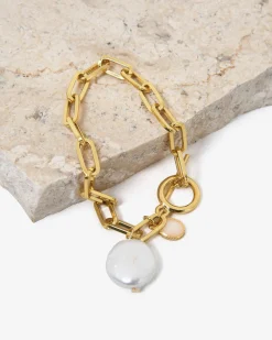 Noa Pearl Chain Bracelet