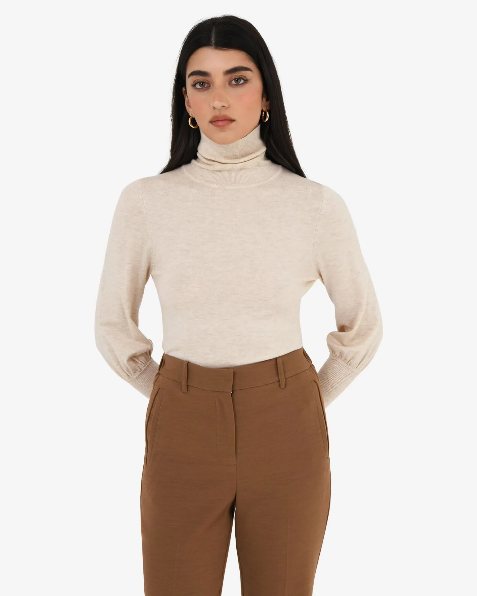 Nolan High Neck Knit