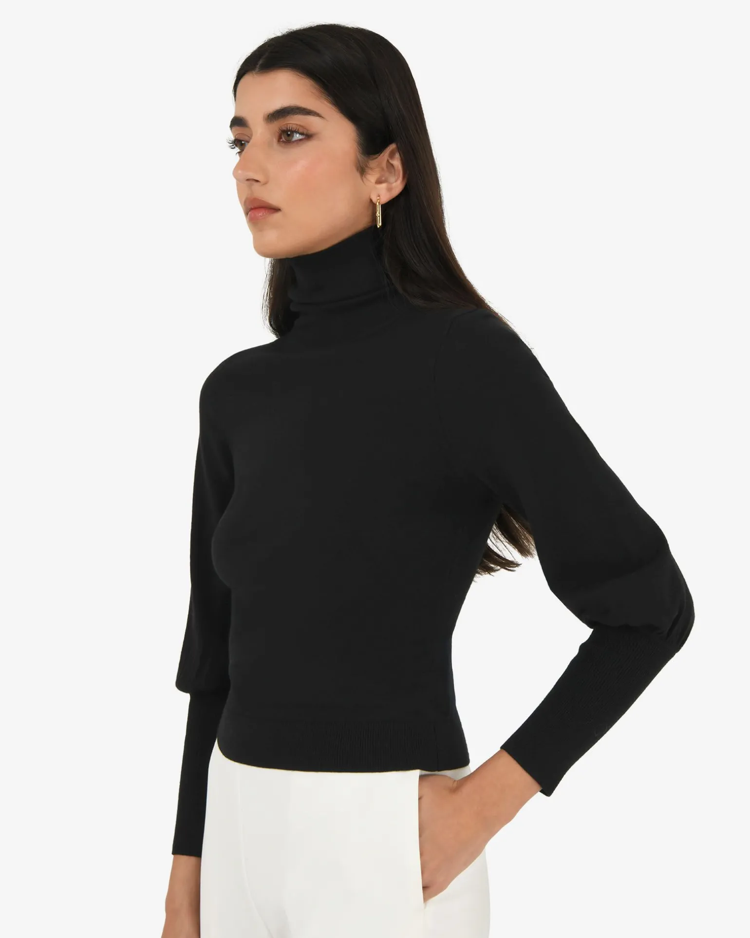 Nolan High Neck Knit