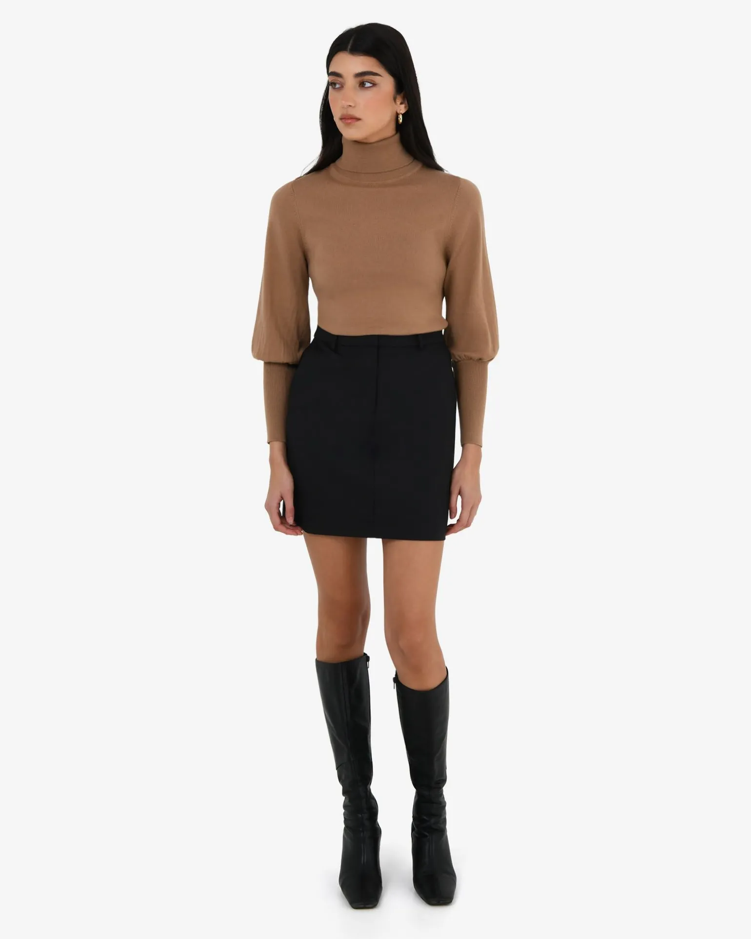 Nolan High Neck Knit