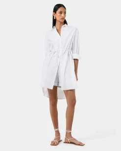 Oakley Cotton Tie Shirt Dress
