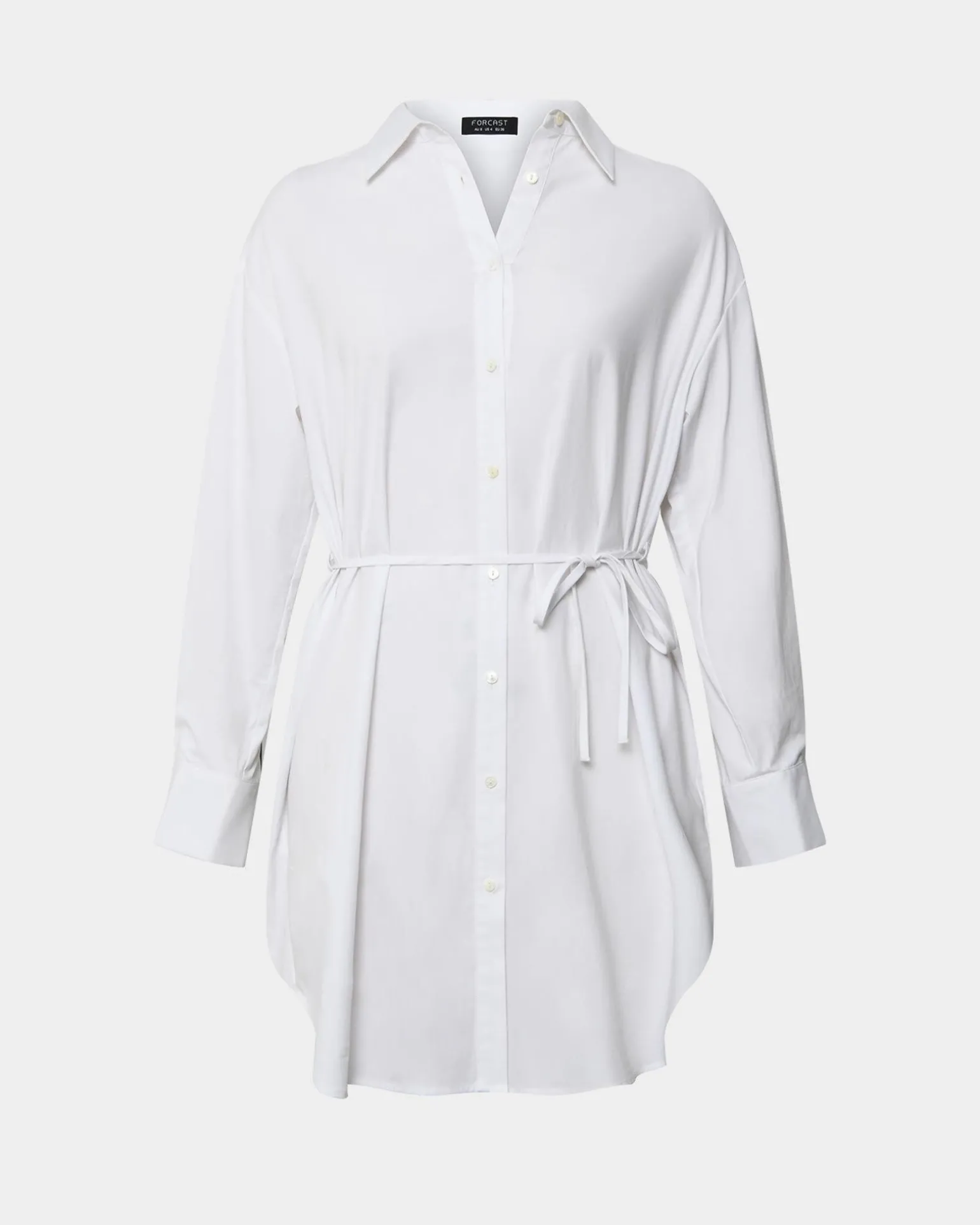 Oakley Cotton Tie Shirt Dress