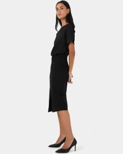 Orlanda Front Slit Skirt