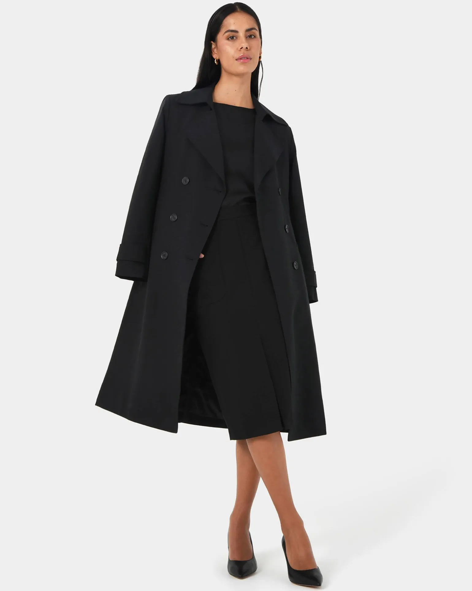 Orlanda Front Slit Skirt