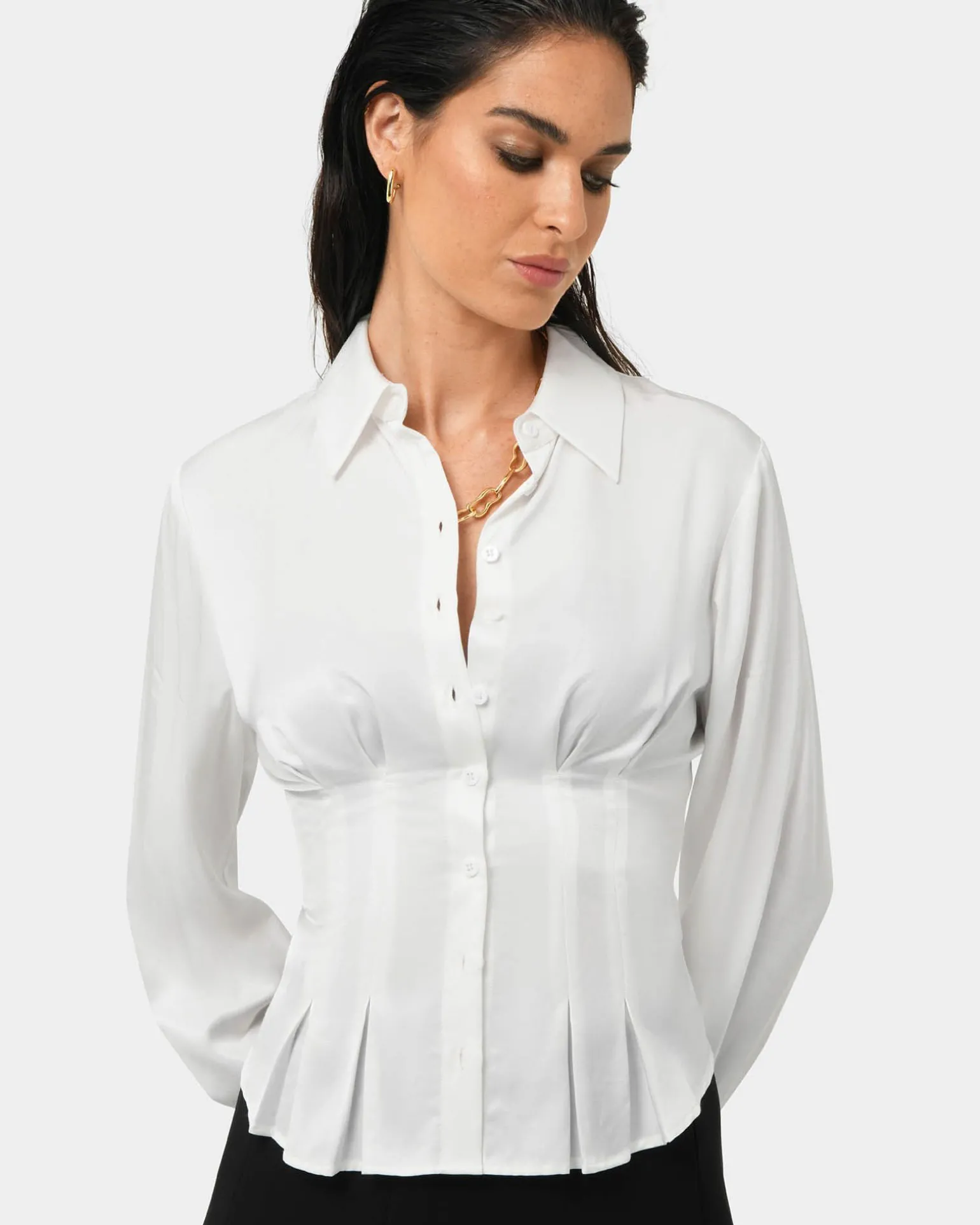 Paige Gathered Shirt