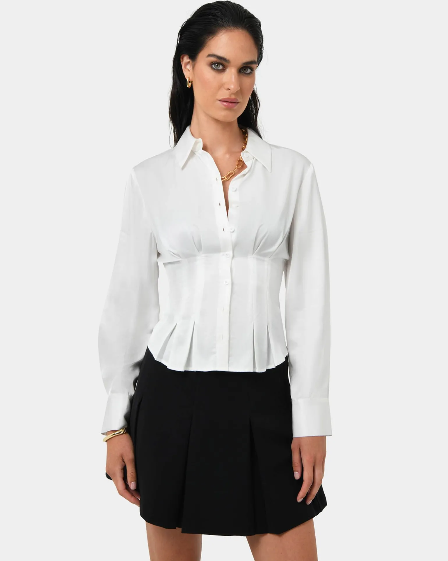 Paige Gathered Shirt