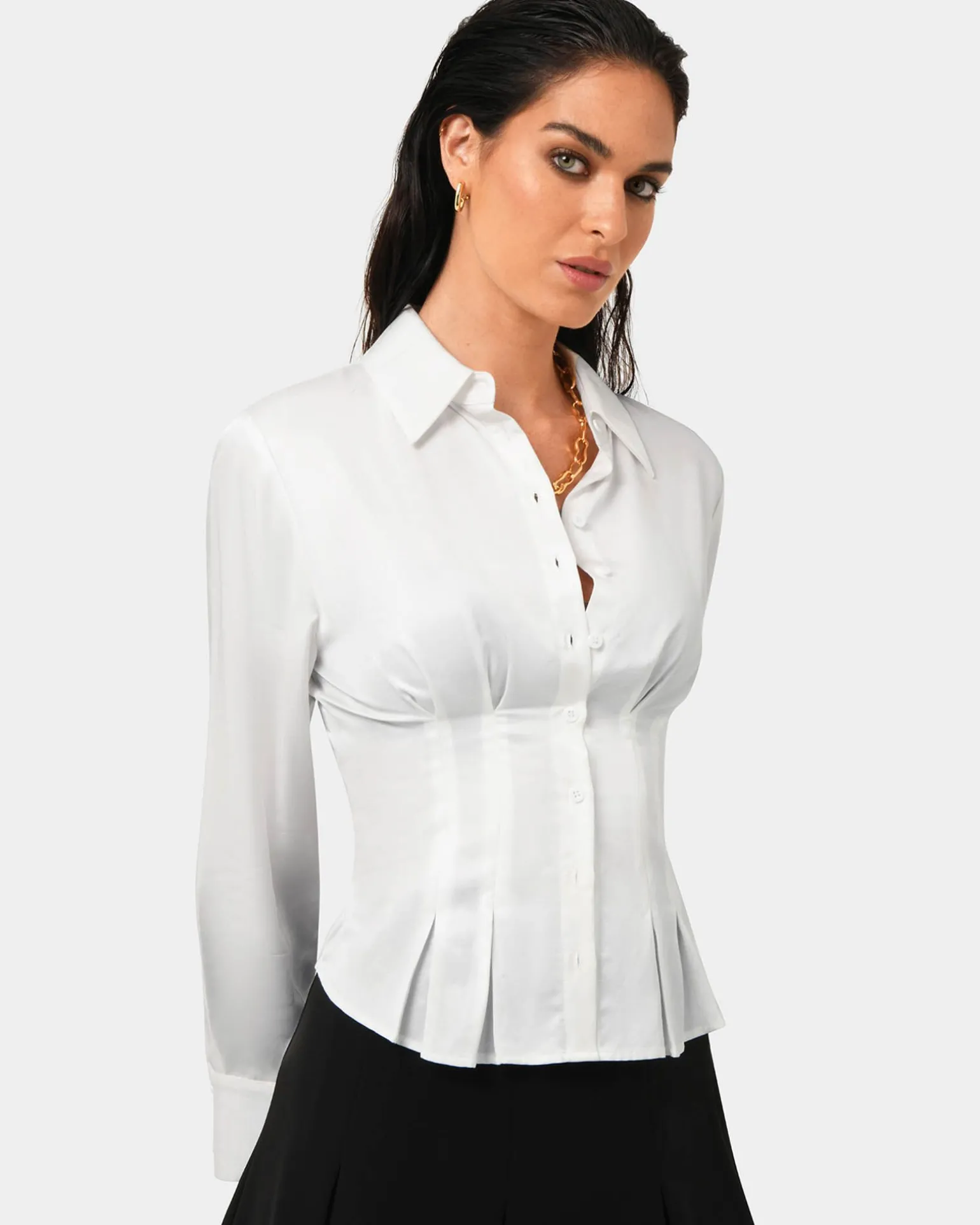 Paige Gathered Shirt