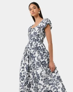 Pearl Floral Cotton Dress