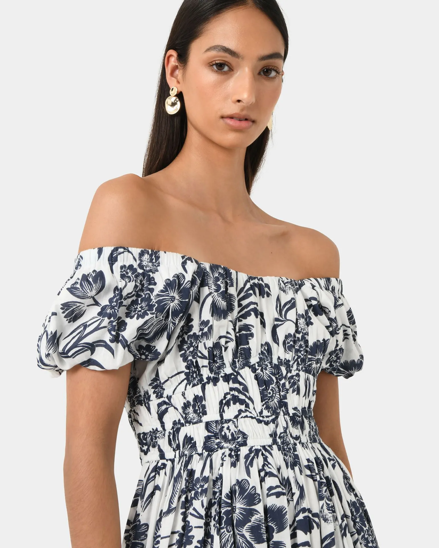 Pearl Floral Cotton Dress