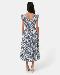 Pearl Floral Cotton Dress