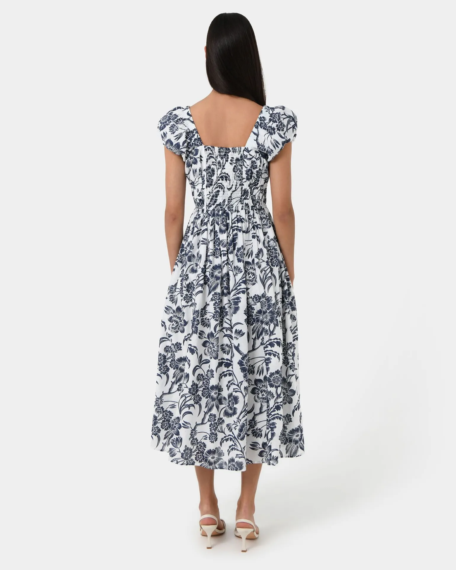 Pearl Floral Cotton Dress