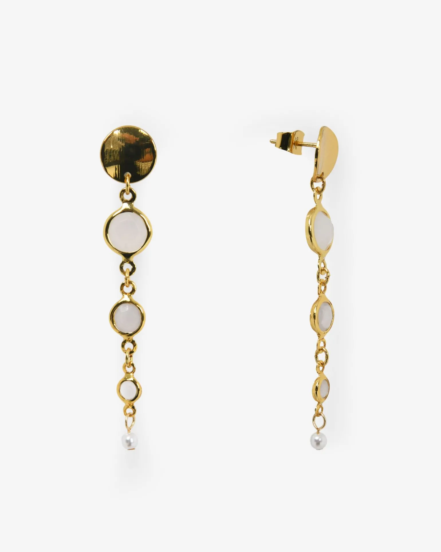 Pearl Mirage Drop Earrings