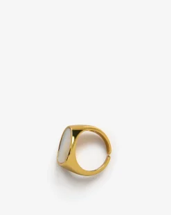 Pearl Mirage Statement Ring