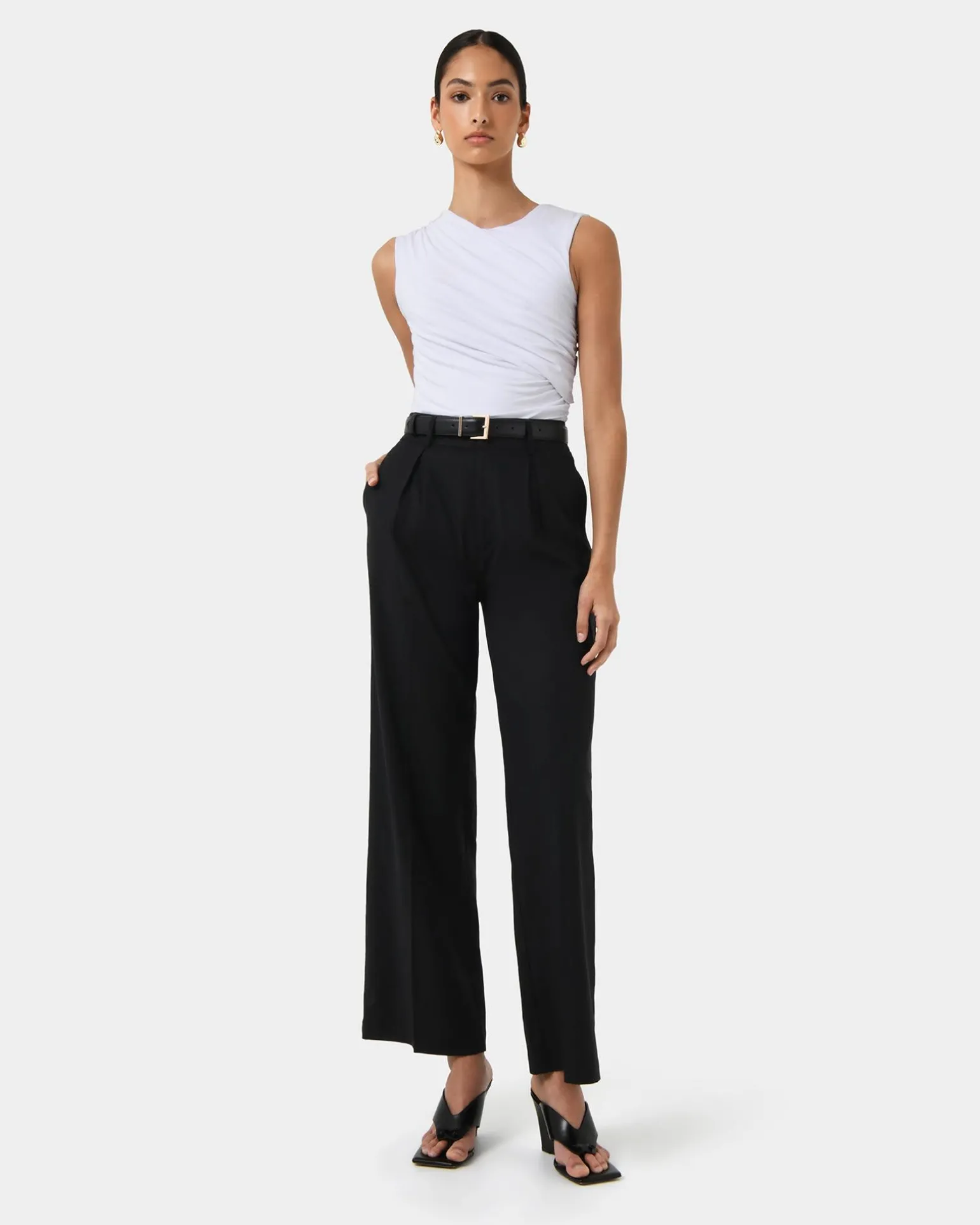 Perry Linen Tailored Pants