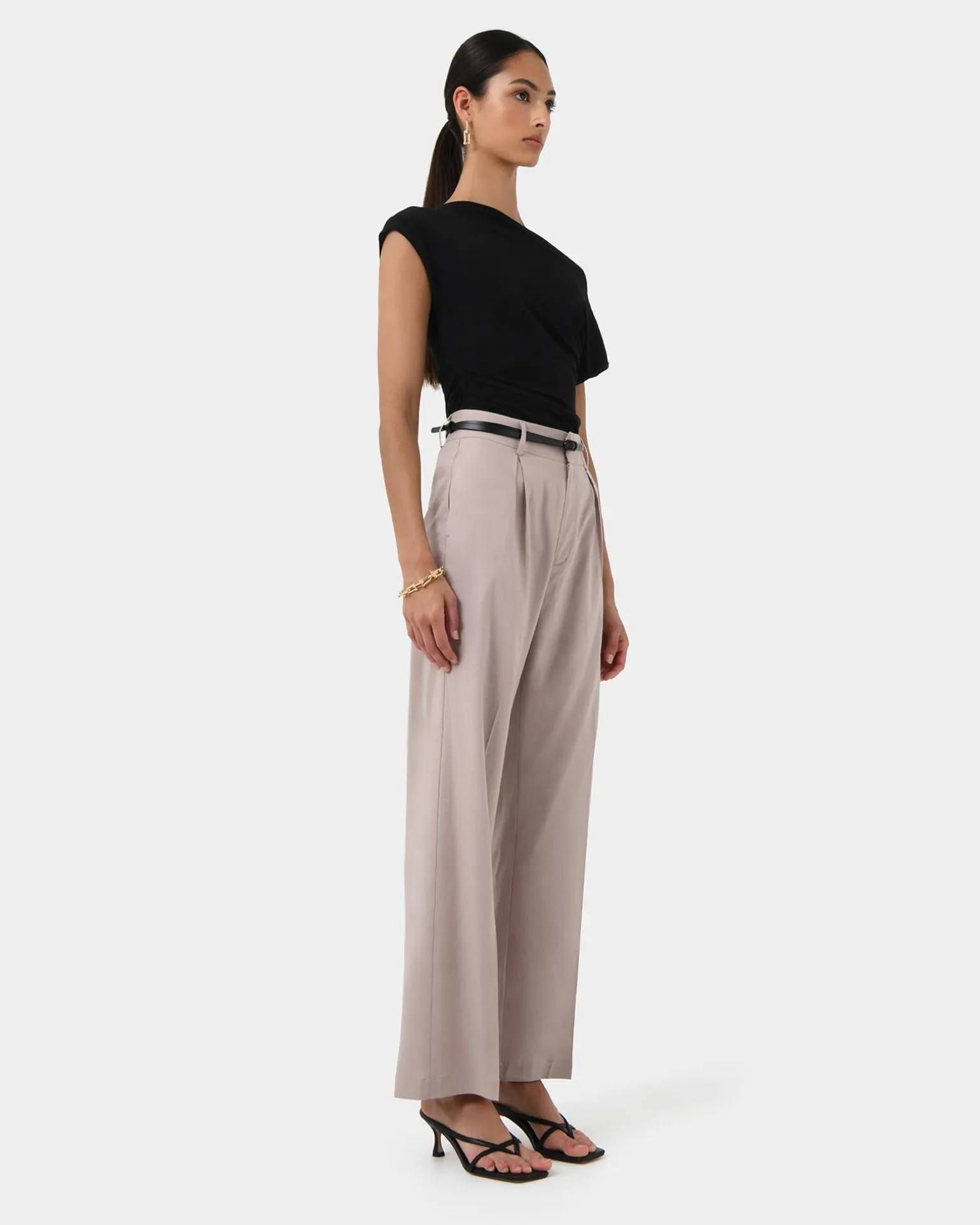 Perry Linen Tailored Pants