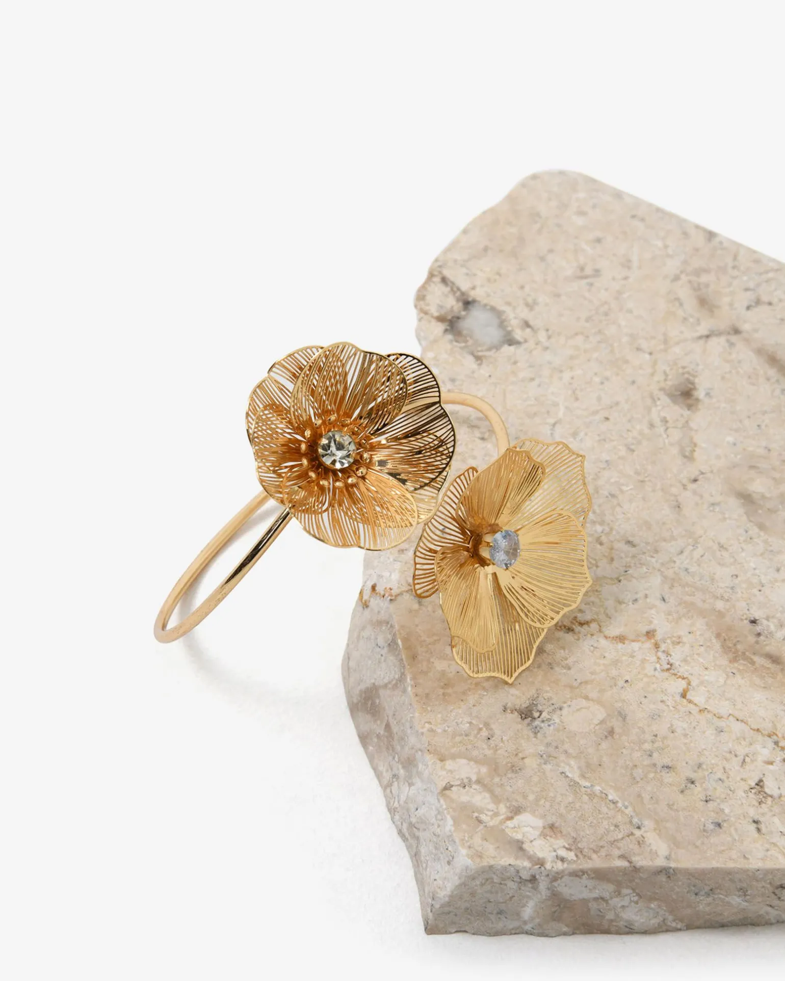Petal Statement Cuff Bracelet