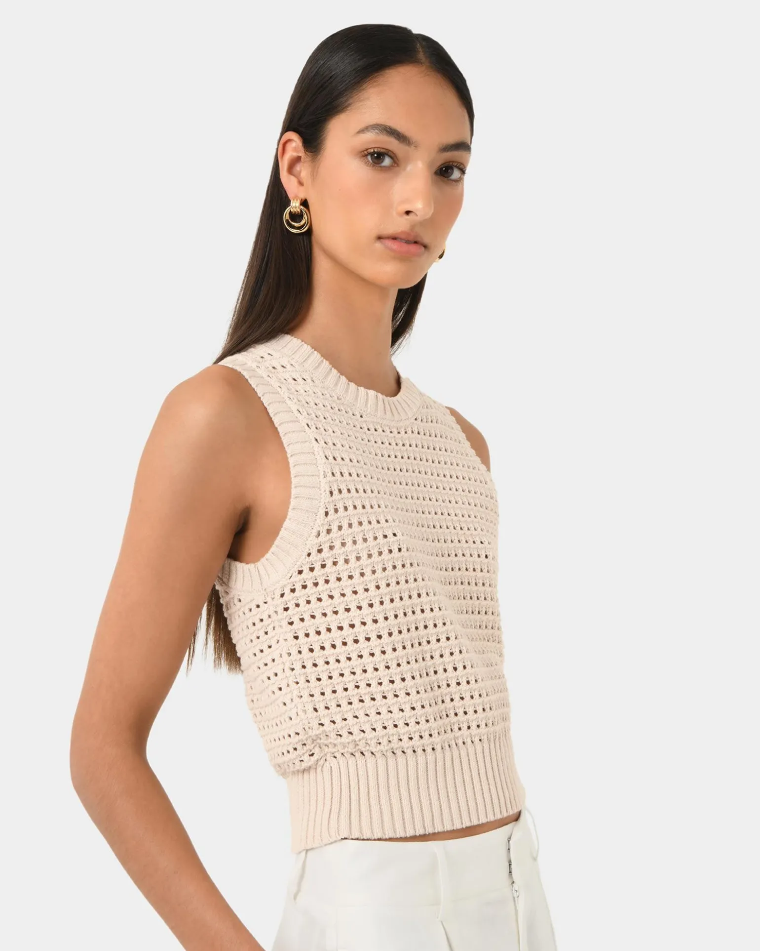 Quinta Open Knit Top