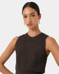 Quinta Open Knit Top