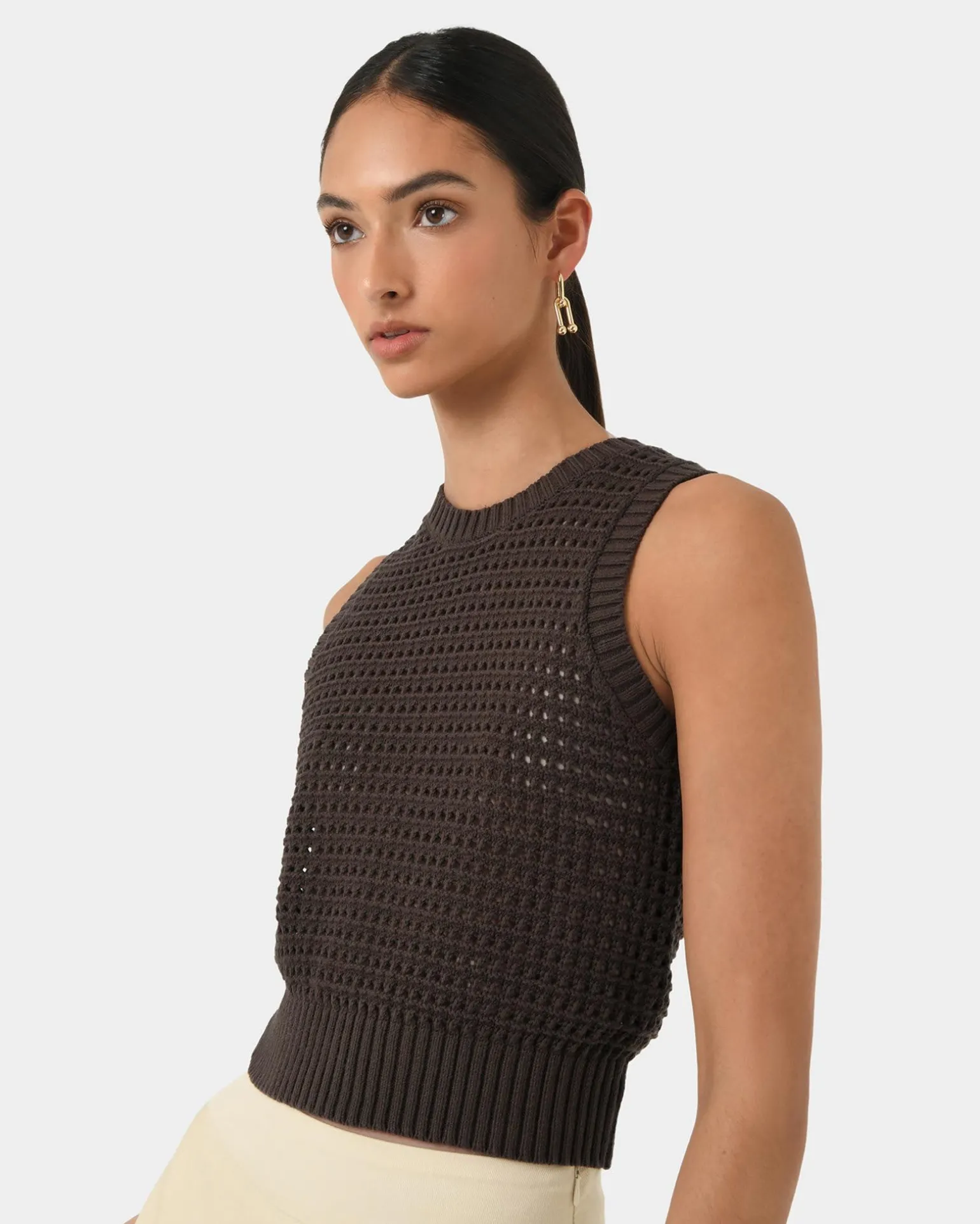 Quinta Open Knit Top