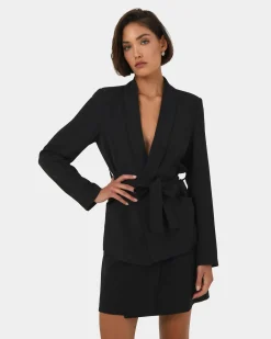Rain Belted Blazer