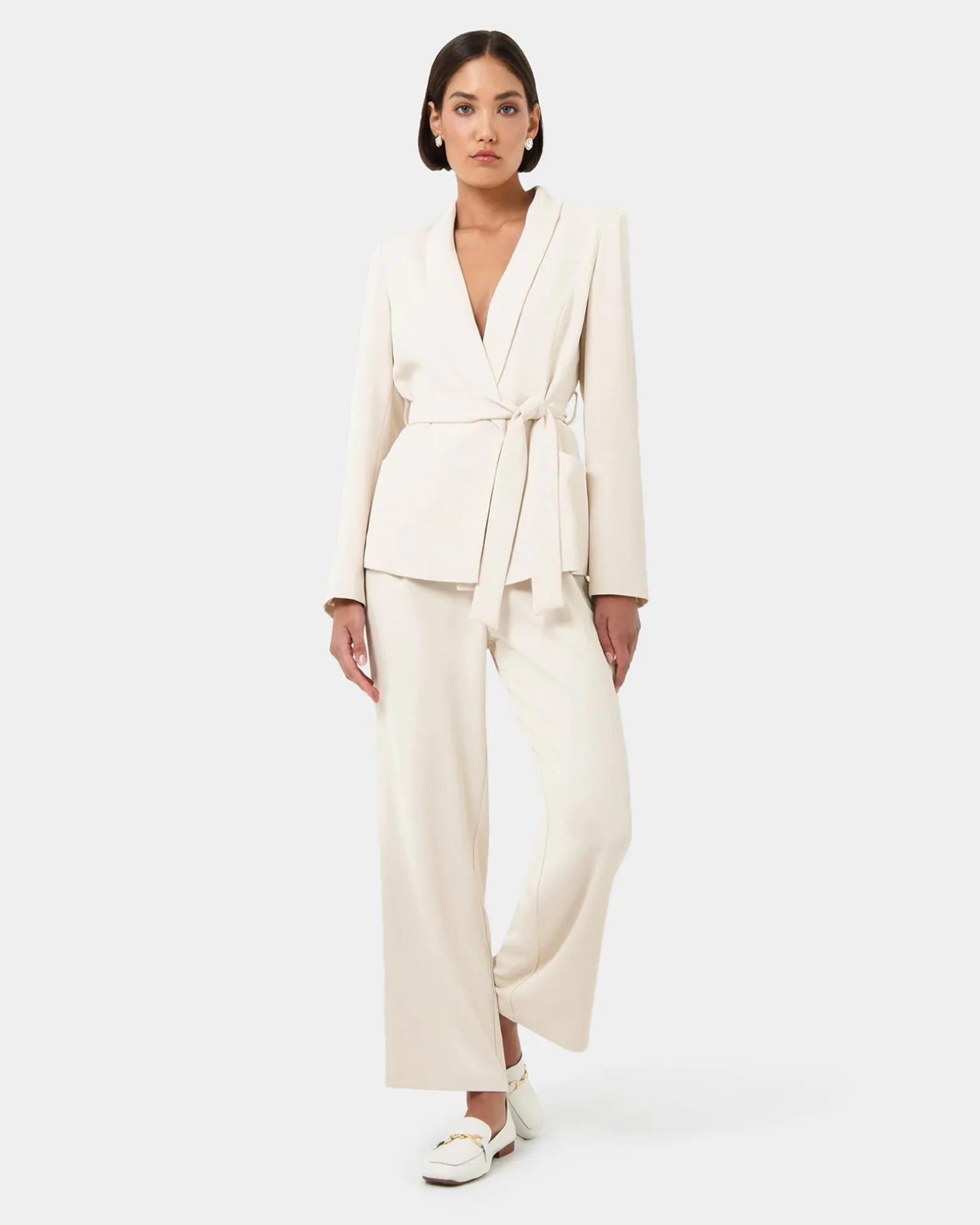 Rain Belted Blazer