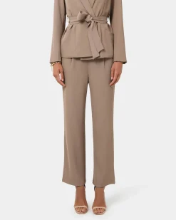 Rain Elastic Waist Pants
