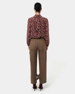 Rema Floral Tie Blouse