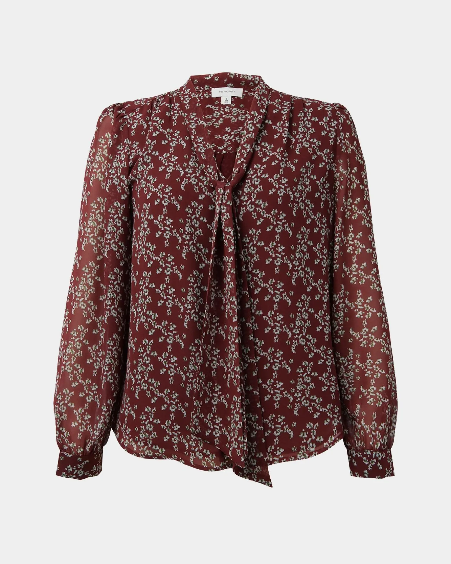Rema Floral Tie Blouse