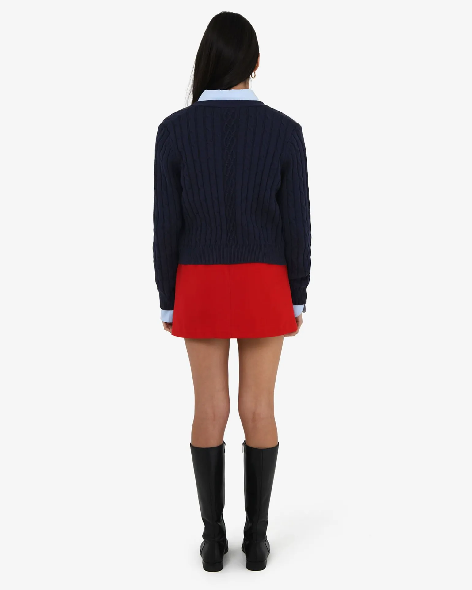Rhodes Cable Knit Cardigan