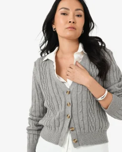 Rhodes Cable Knit Cardigan