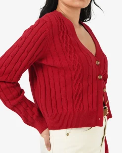Rhodes Cable Knit Cardigan