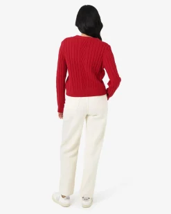 Rhodes Cable Knit Cardigan