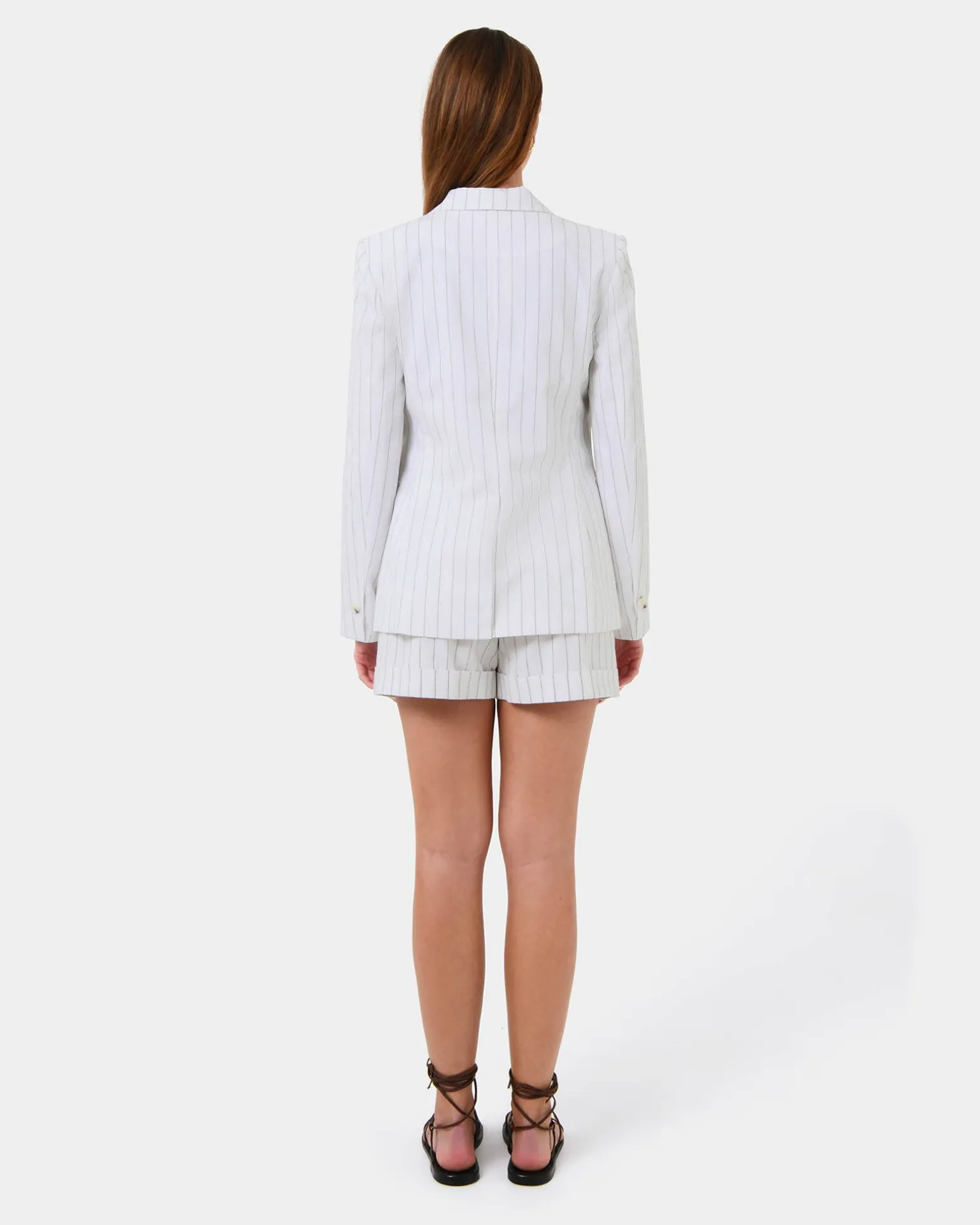 Ria Stripe Cotton Jacket