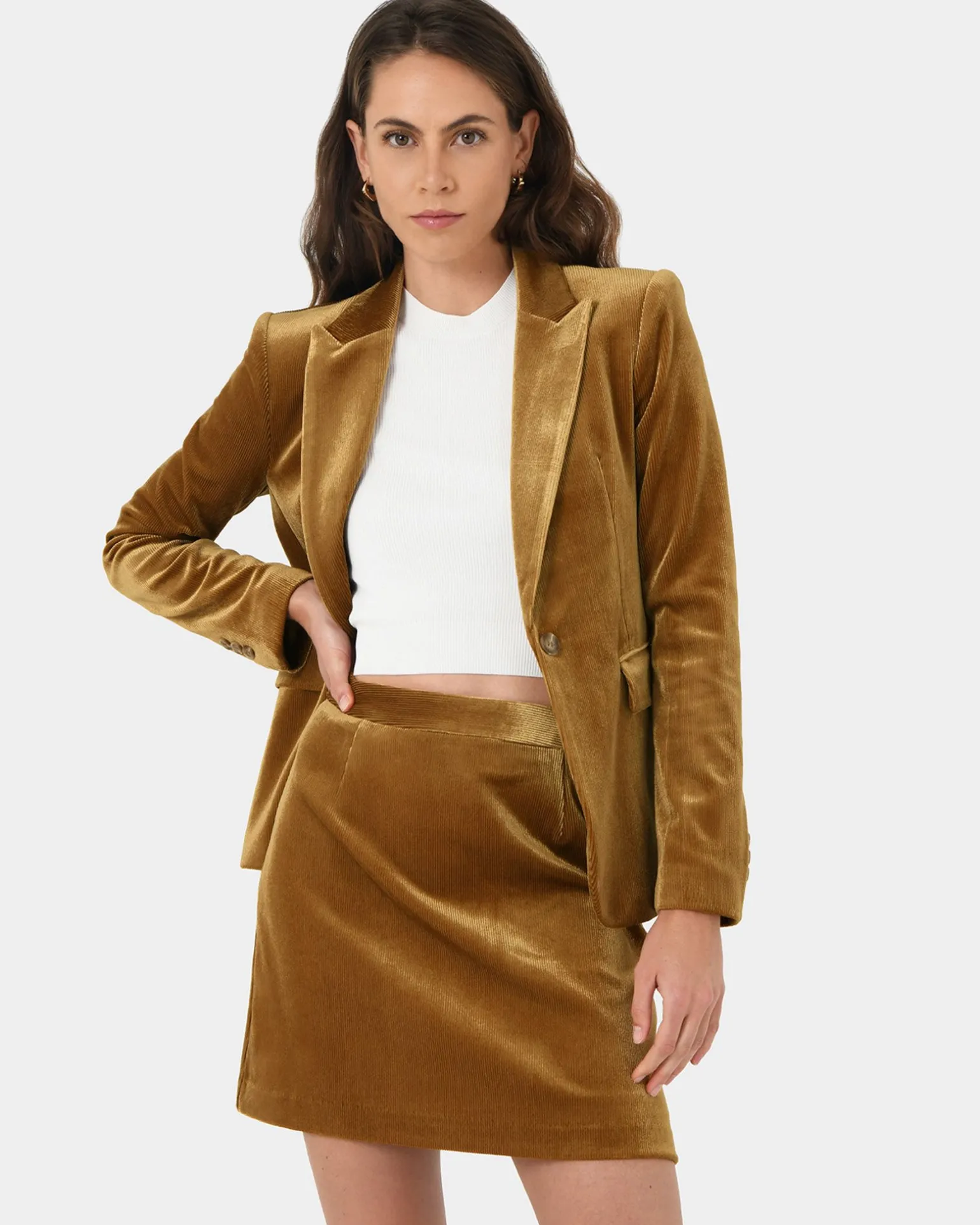 Rowan Mini Corduroy Skirt