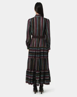 Roxana Linen Tiered Maxi Dress