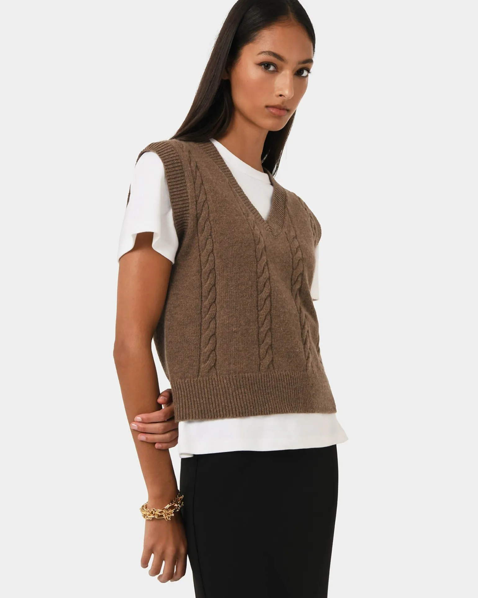 Rulia V-neck Knit Vest