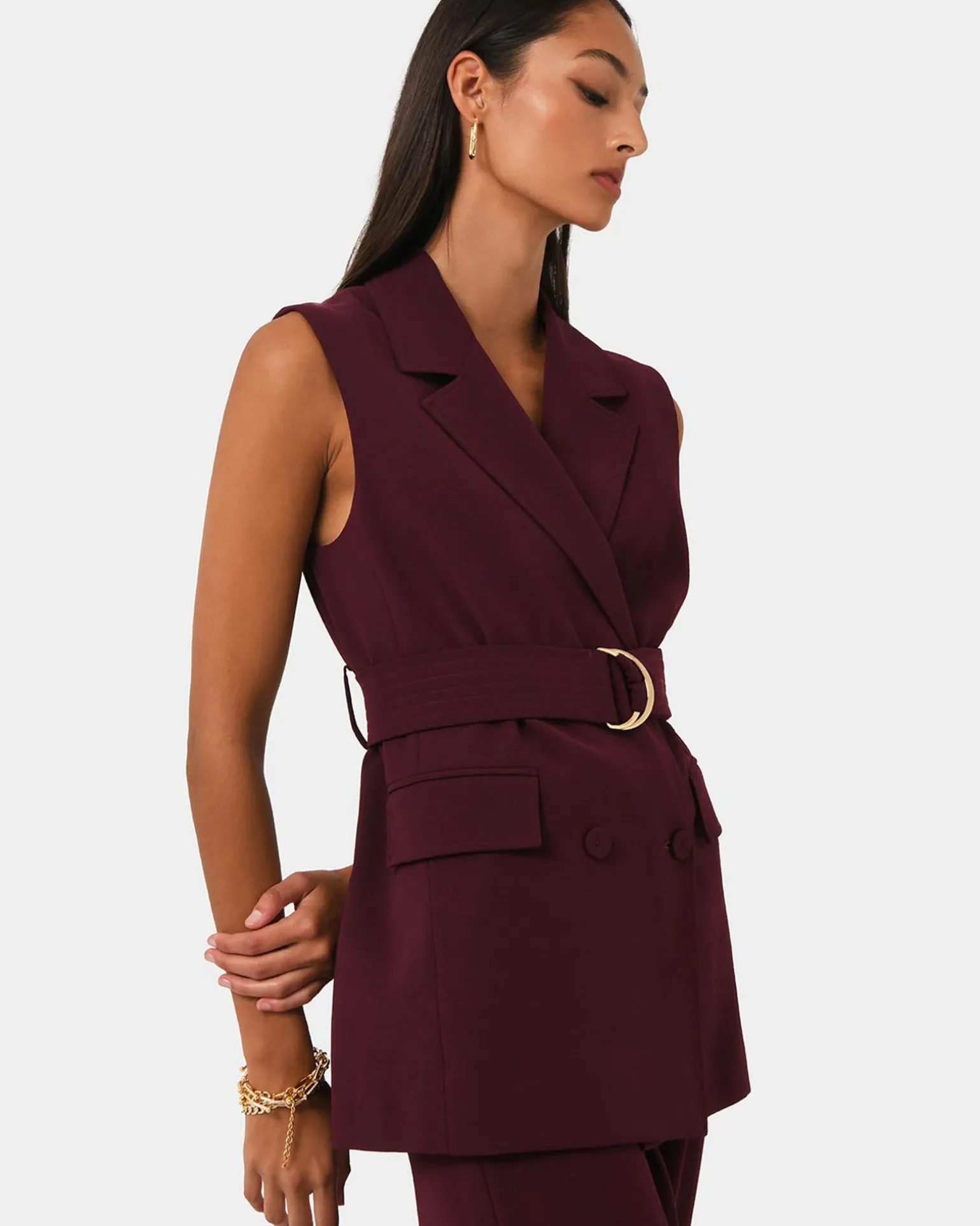 Rumy Double Breasted Vest