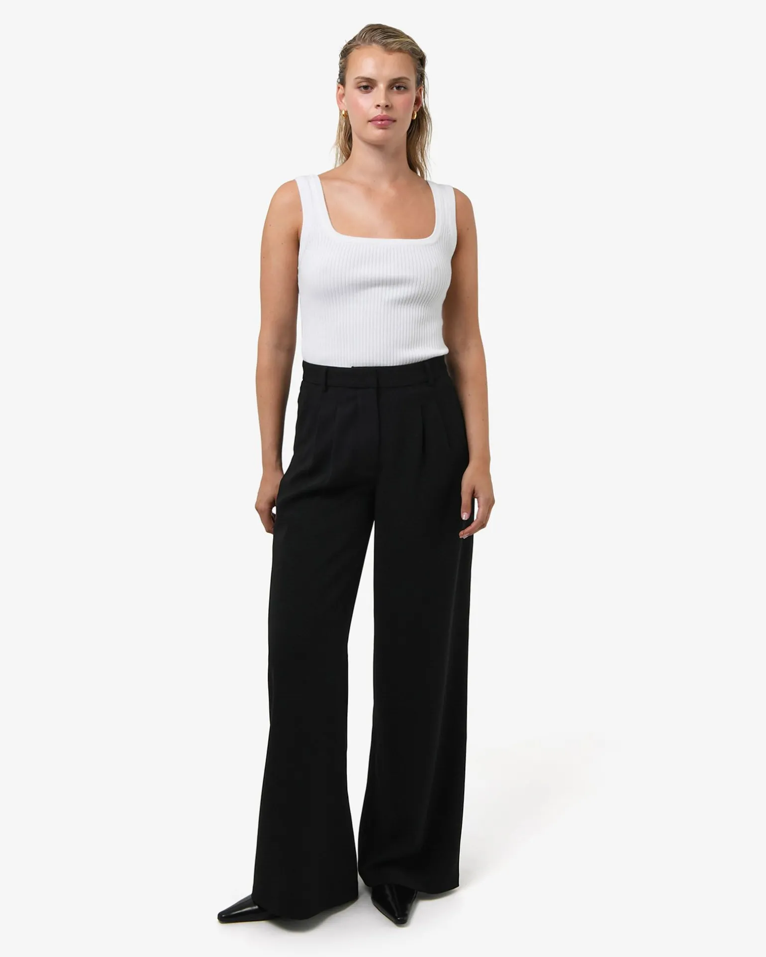 Rumy Wide Leg Tailored Pants