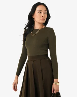 Ryan Pleated Midi Skirt