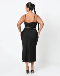 Safa Bias Slip Dress