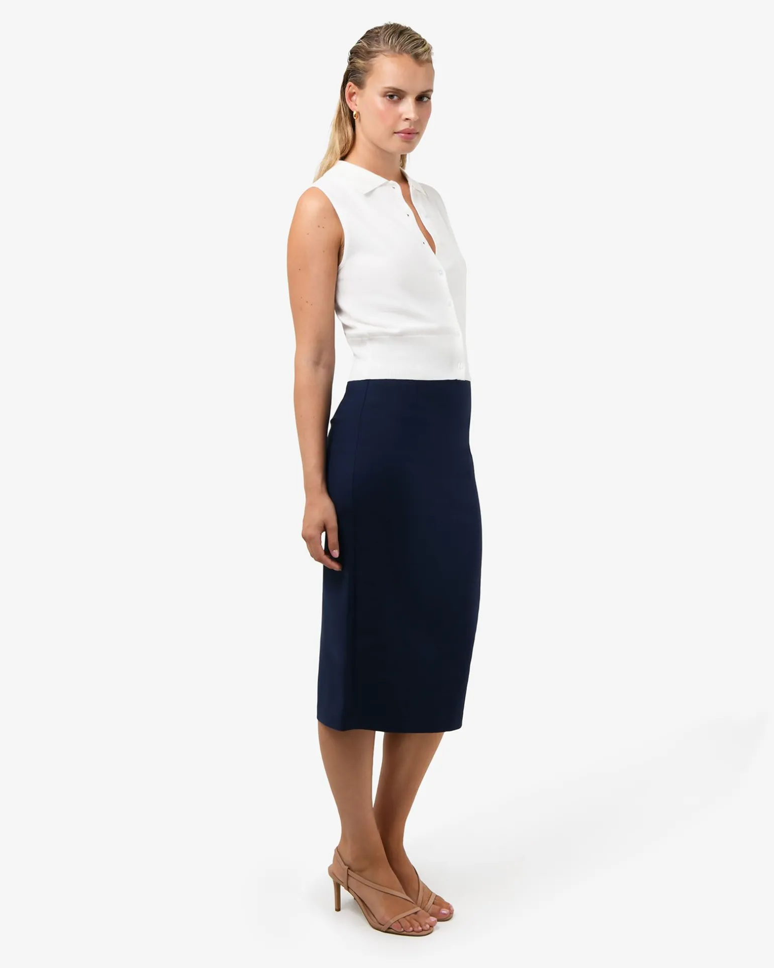 Safira Midi Pencil Skirt