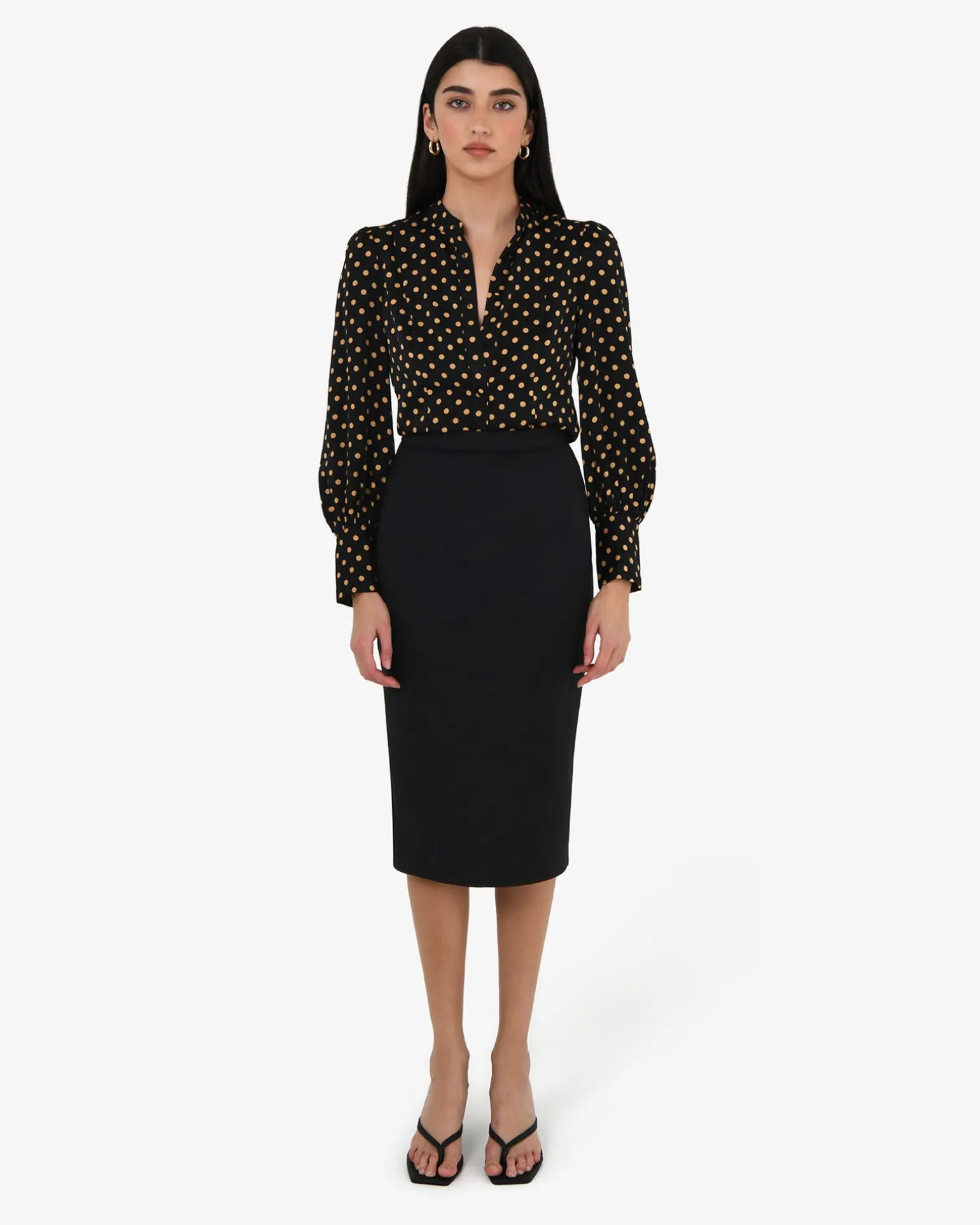Safira Midi Pencil Skirt