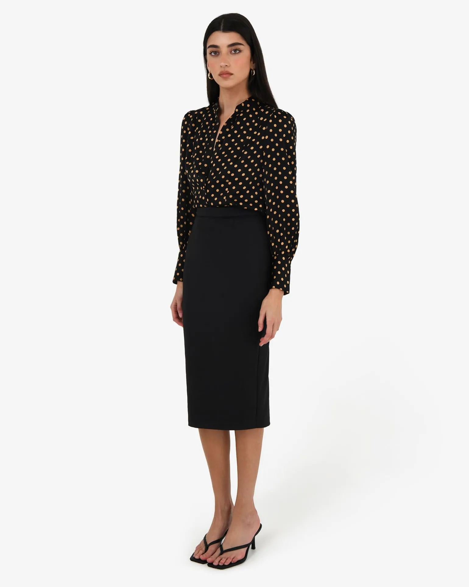 Safira Midi Pencil Skirt