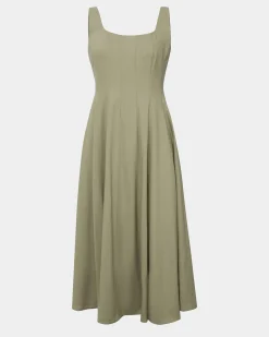 Saira 2 Linen A-line Dress