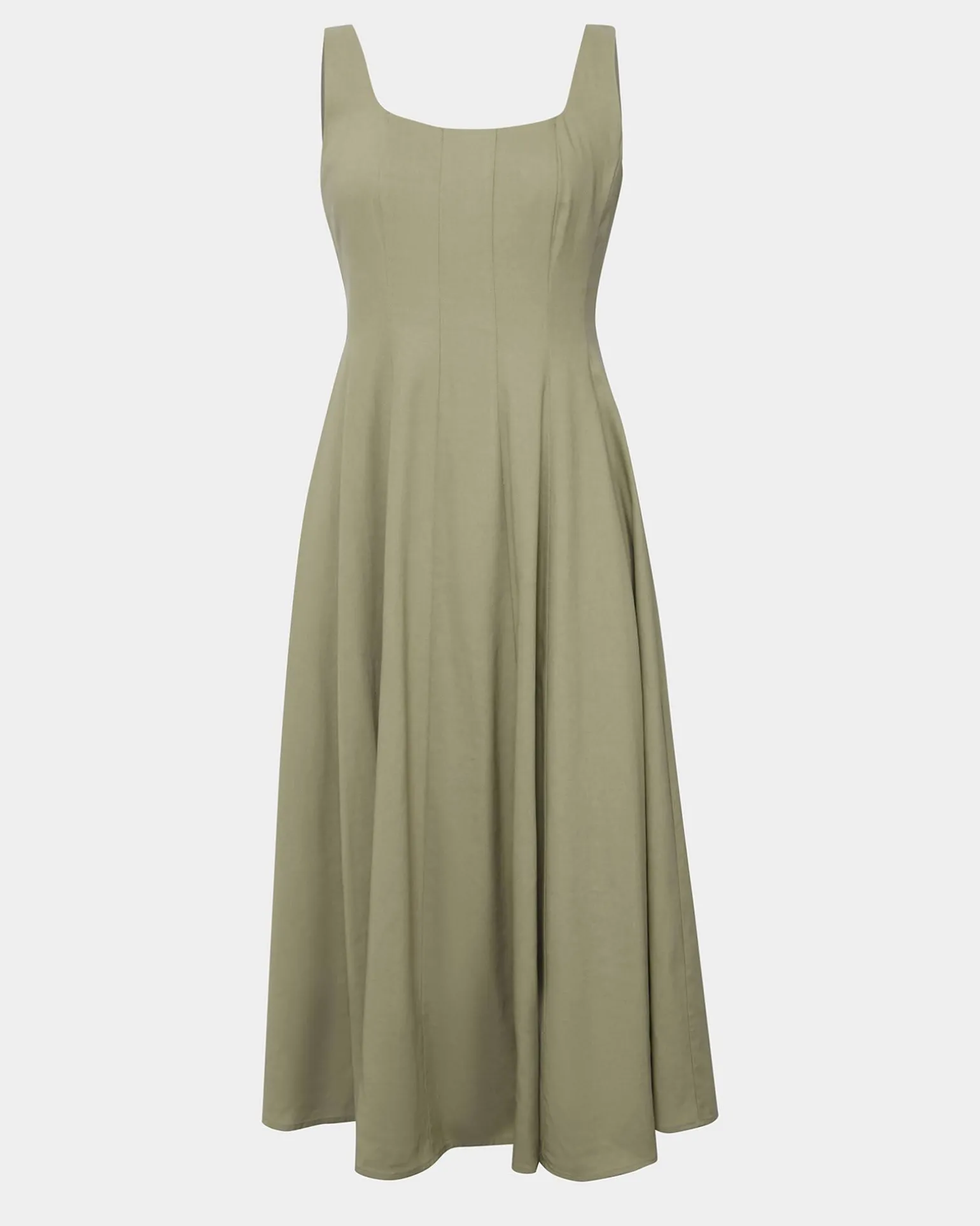 Saira 2 Linen A-line Dress