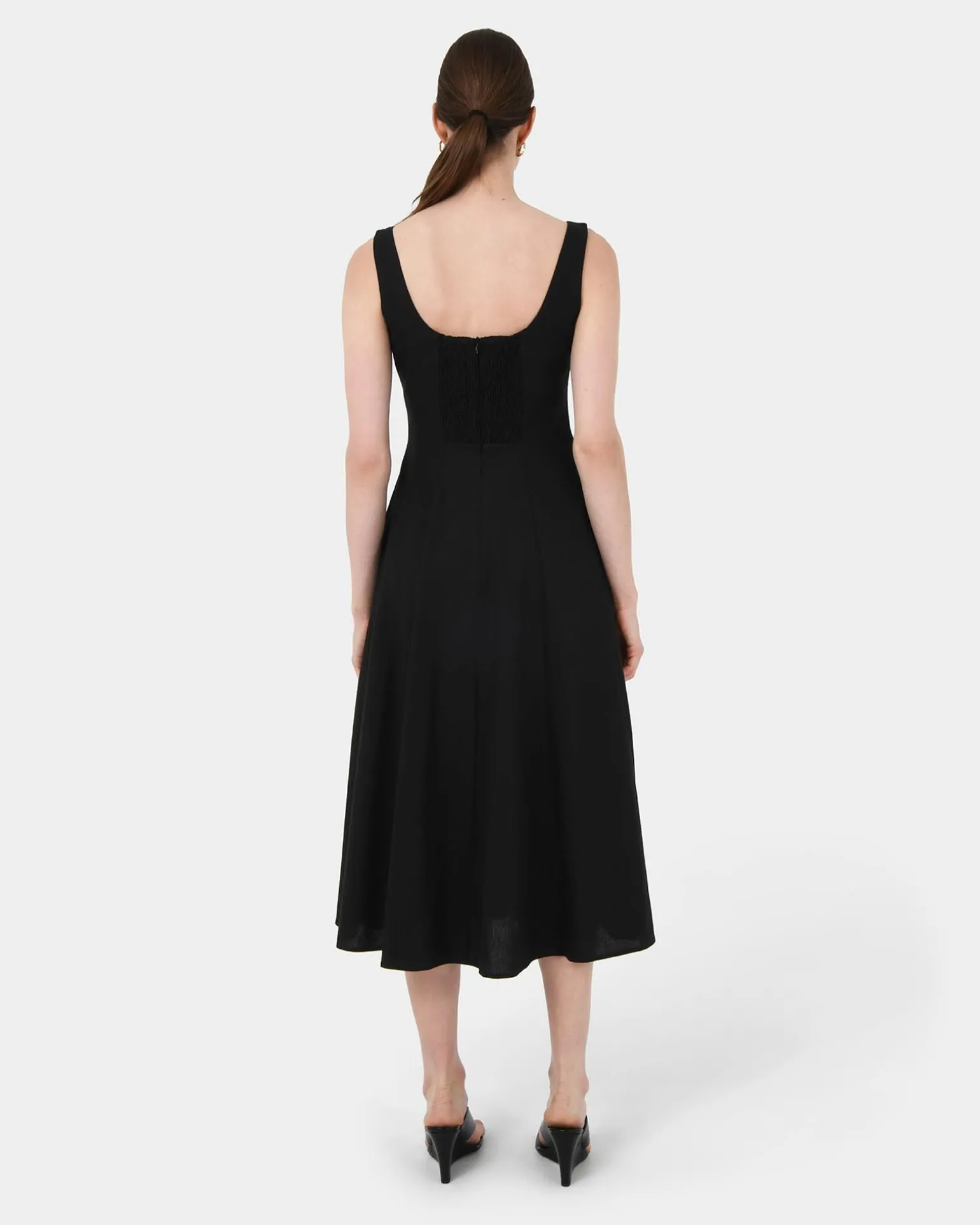 Saira 2 Linen A-line Dress