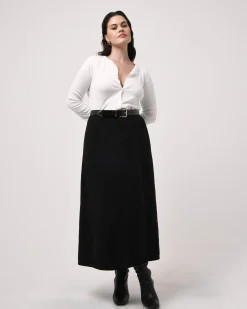 Sam Panel Denim Skirt