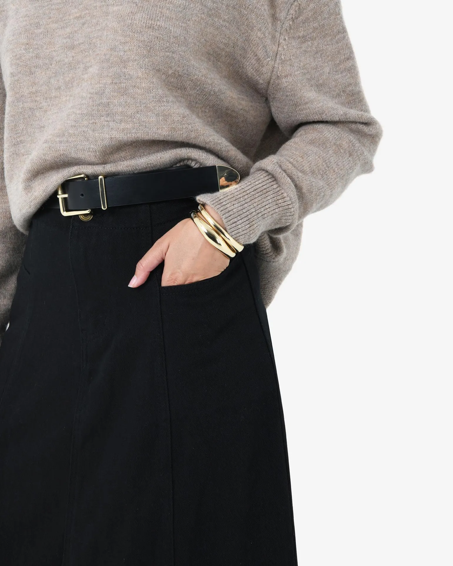 Sam Panel Denim Skirt
