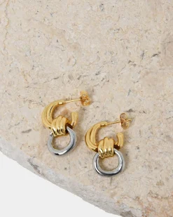 Samra Two Tone Earrings