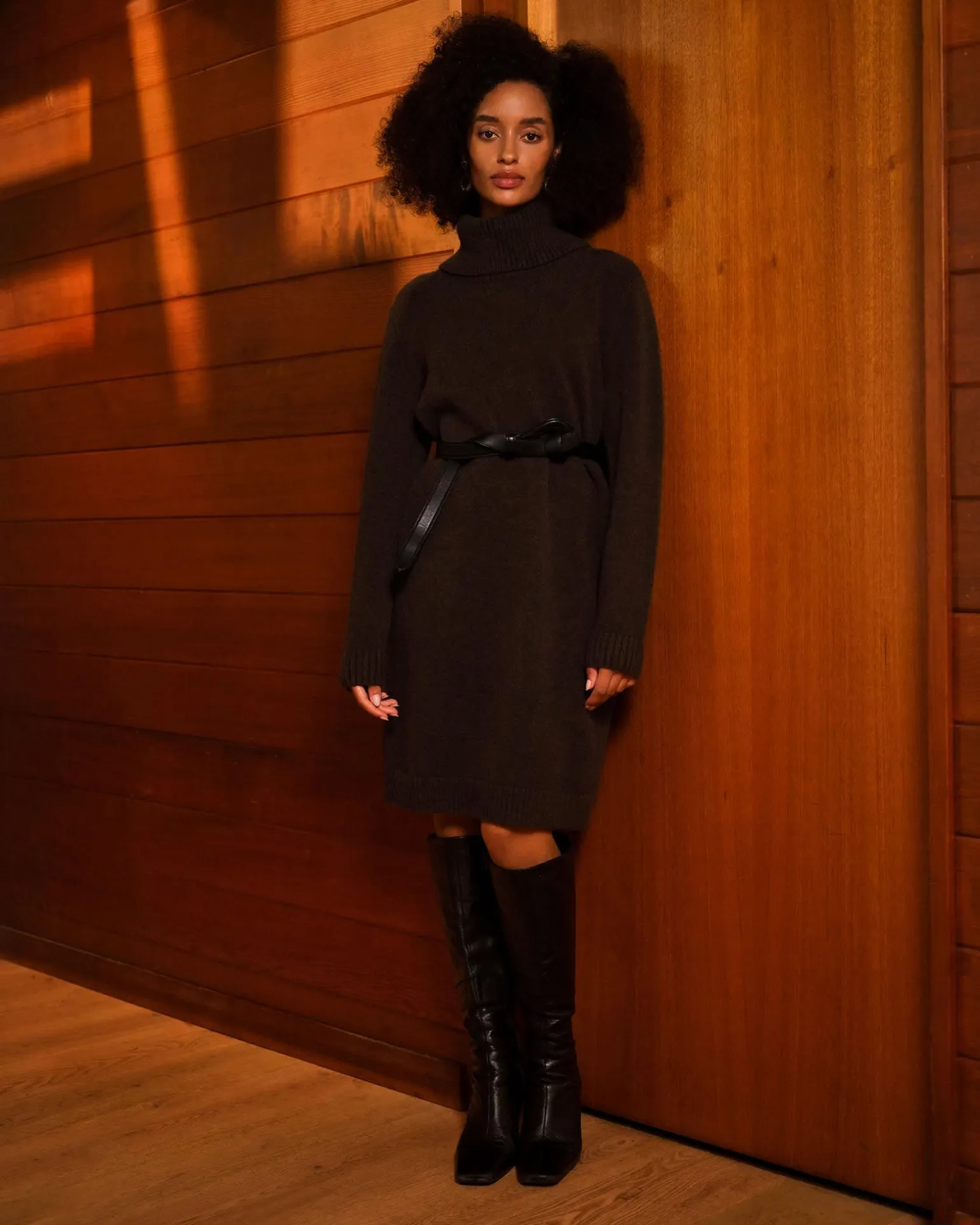Sasha Wool Blend Knit Dress